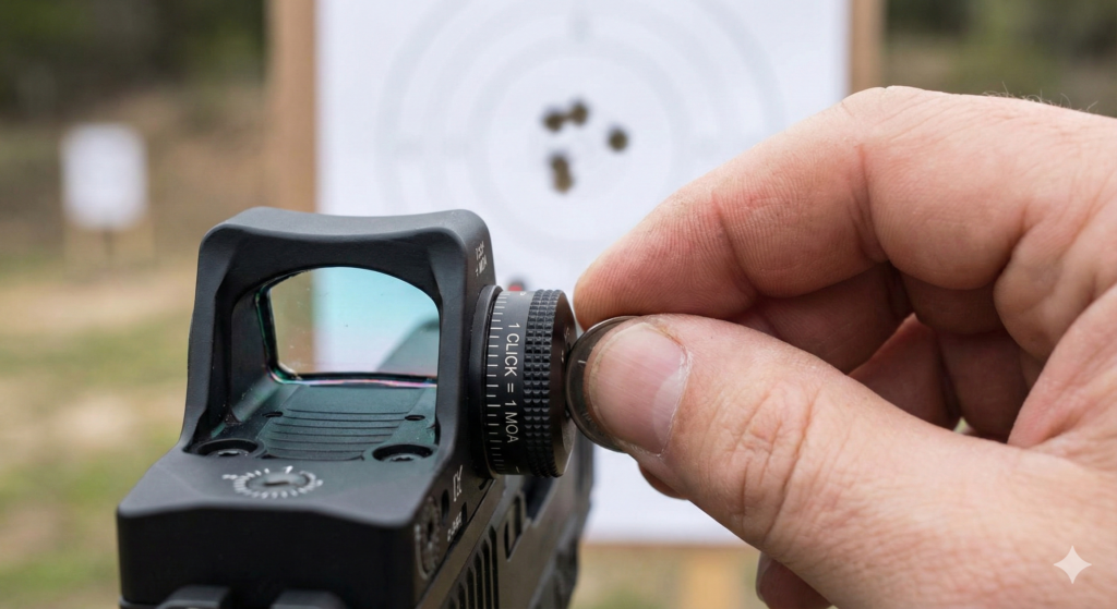 how to zero a red dot sight for beginners