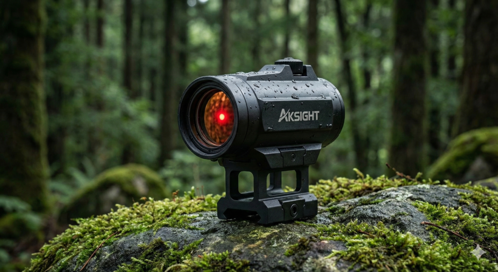 Durability Demonstration Weather-Sealed AKSIGHT Optic in Dense Forest Environment