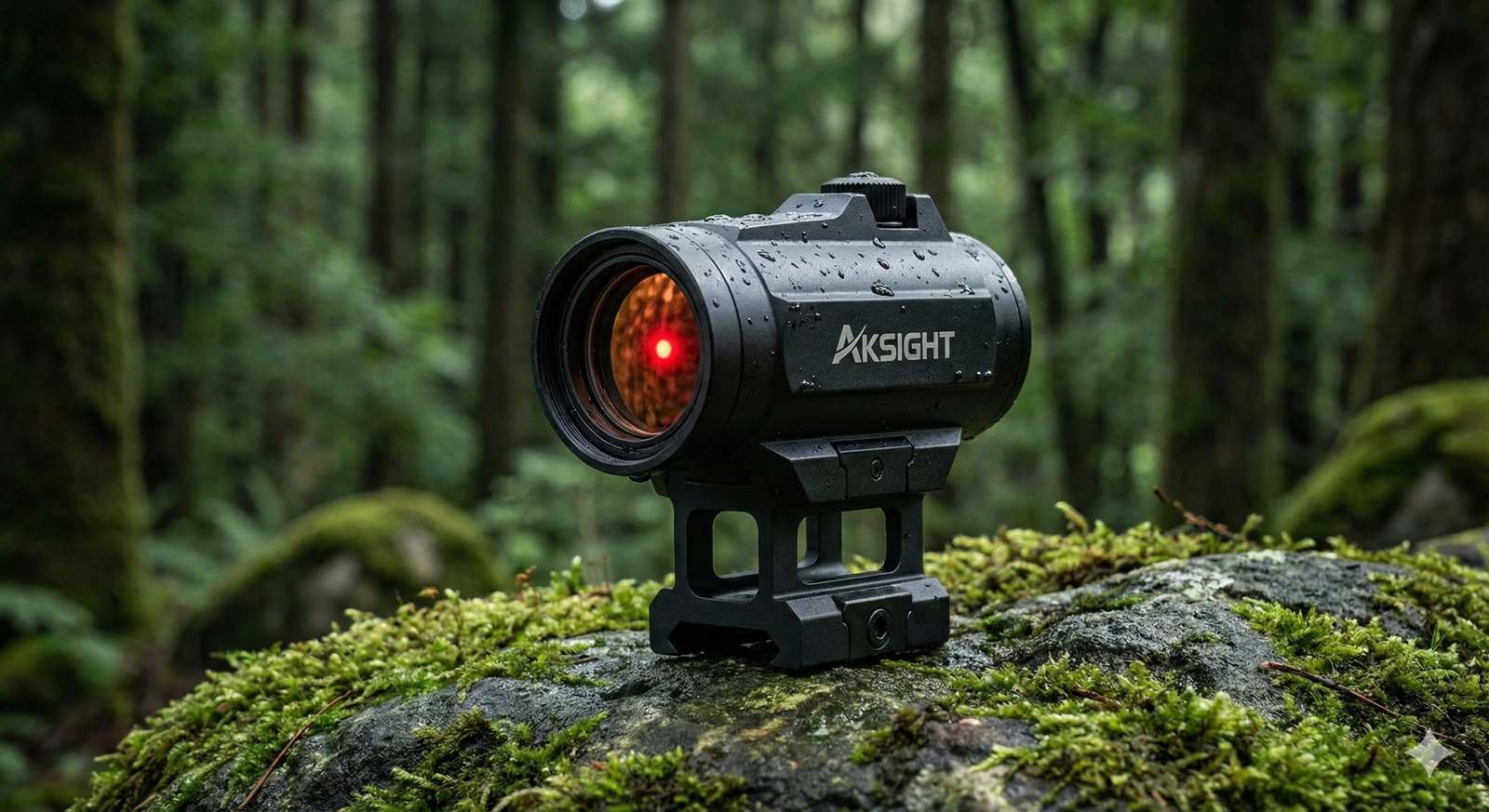 Durability Demonstration Weather-Sealed AKSIGHT Optic in Dense Forest Environment
