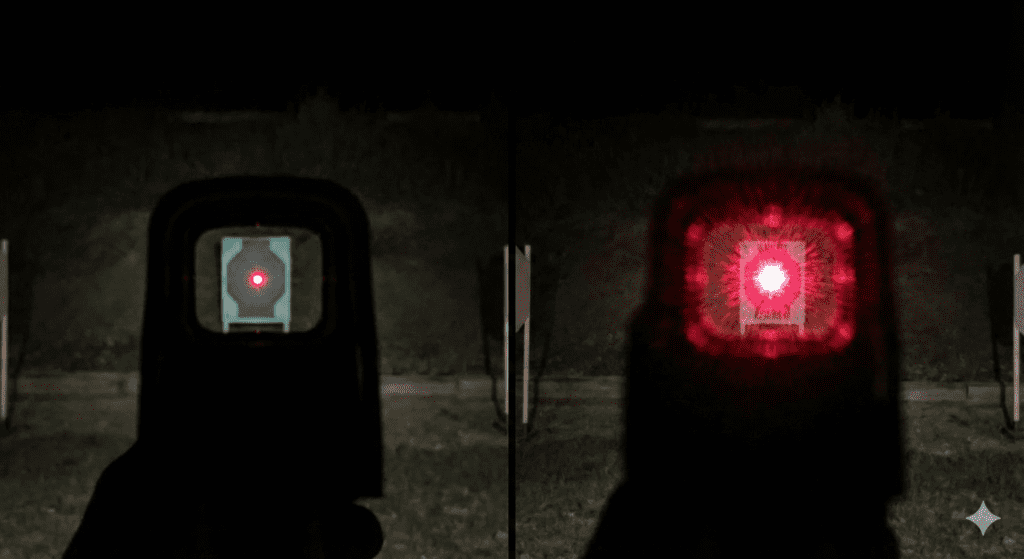 red-dot-reticle-bloom-comparison
