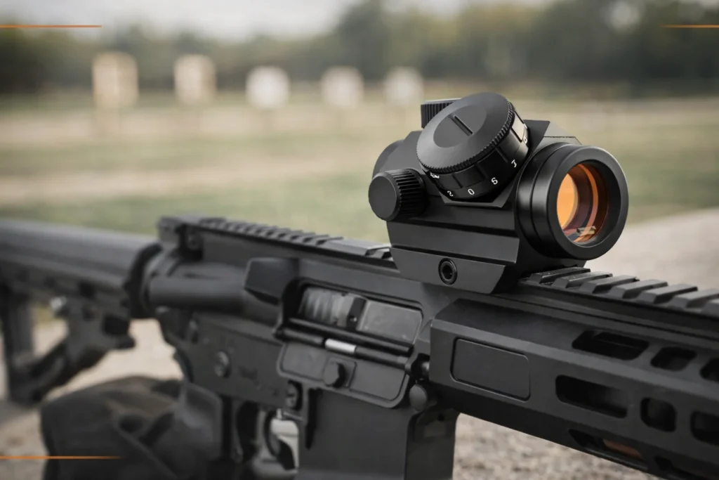 Picatinny Mount Red Dot Sight for Rifle – Outdoor Range