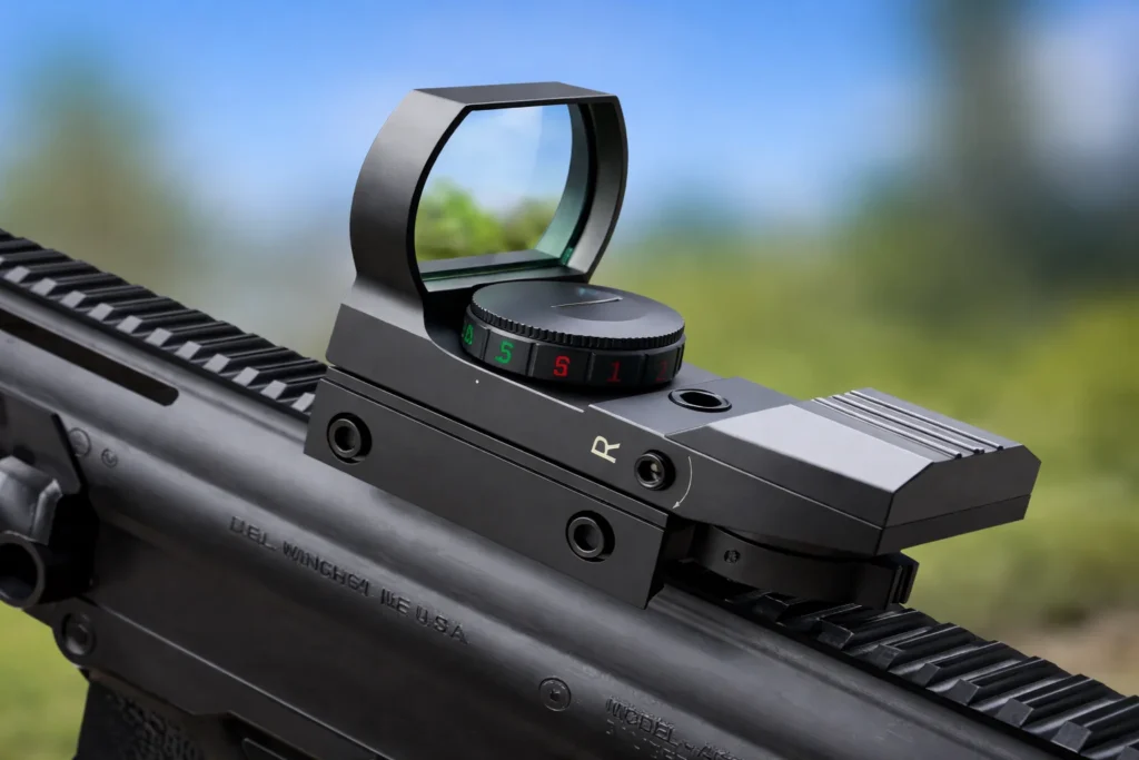 akr1-multi-reticle-reflex-sight-outdoor-range-view
